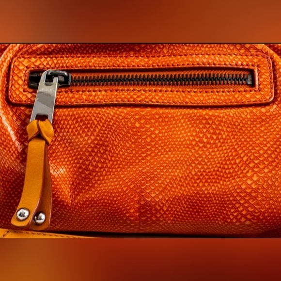 MARC JACOBS Stam CECILIA Embossed SNAKESKIN Two-way Crossbody Top Handle Handbag - Picture 9 of 11